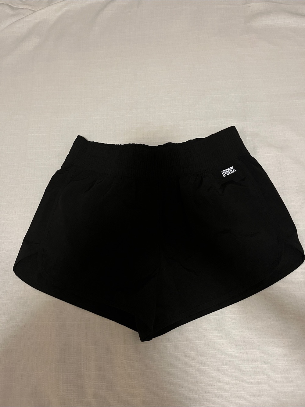 PINK Victoria's Secret Black Athletic Running Shorts Size Large